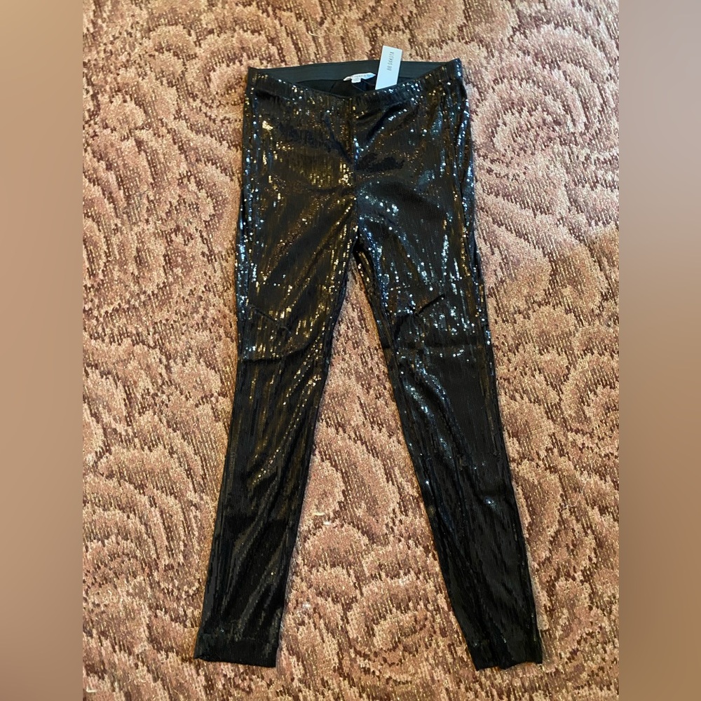 Black Sequins Leggings